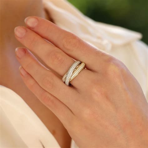 vintage cartier trinity ring|classic cartier engagement ring.